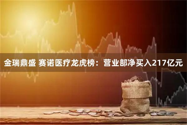 金瑞鼎盛 赛诺医疗龙虎榜：营业部净买入217亿元