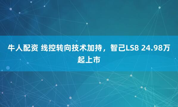 牛人配资 线控转向技术加持，智己LS8 24.98万起上市